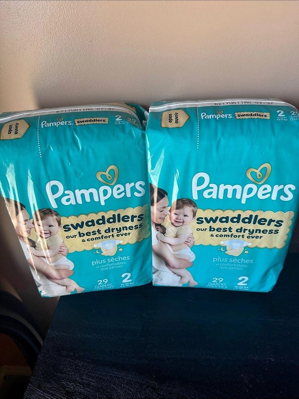 Pampers Swaddlers Diapers Baby Size 2 NWT